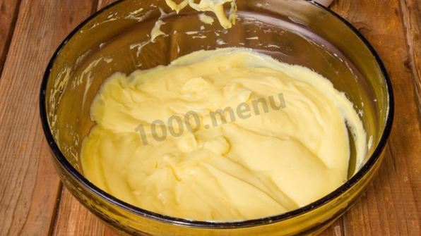 торт полено слоеное