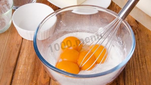 торт полено слоеное