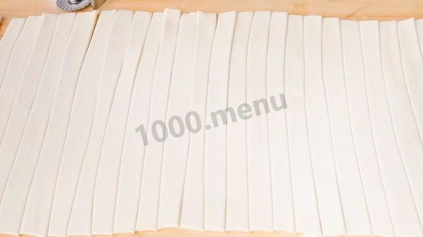 торт полено слоеное