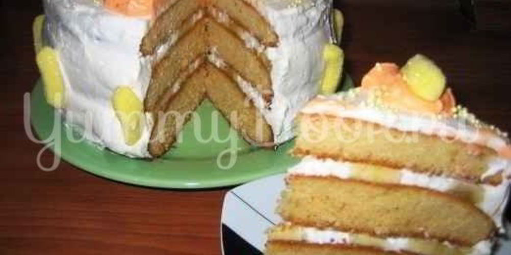 Рецепт торта с бананами