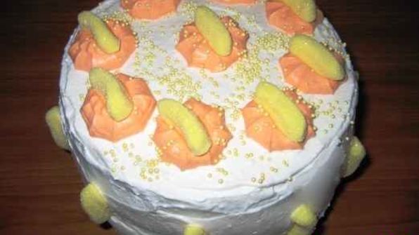 торт с бананами