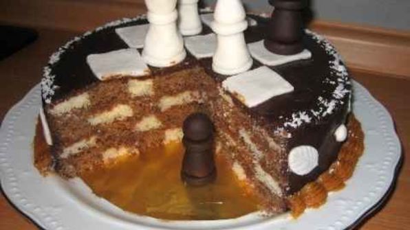 торт шахматный