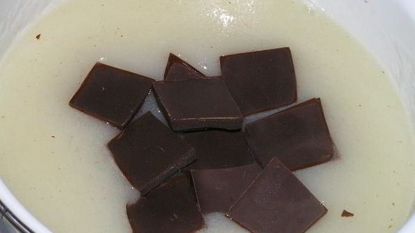 торт шоколад и хурма