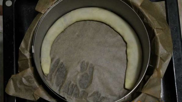 торт вишня в снегу