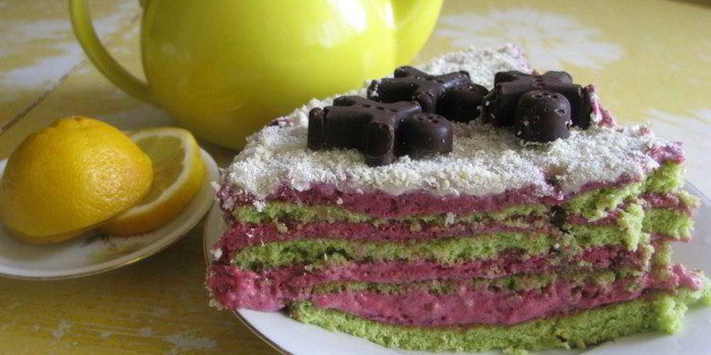 Рецепт торта ягодно-ореховый