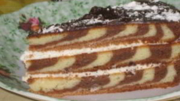 торт зебра