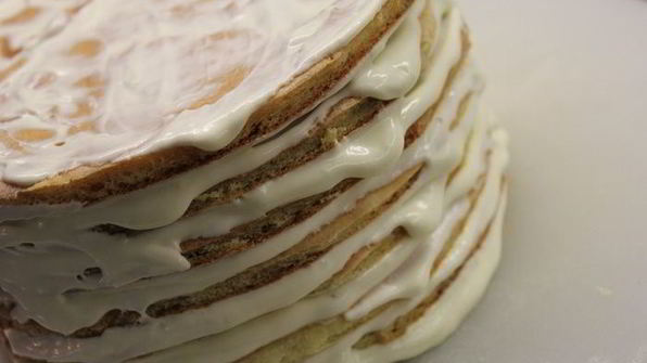 творожно-цитрусовый торт