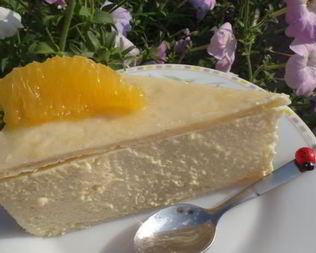 Творожный торт с апельсинами