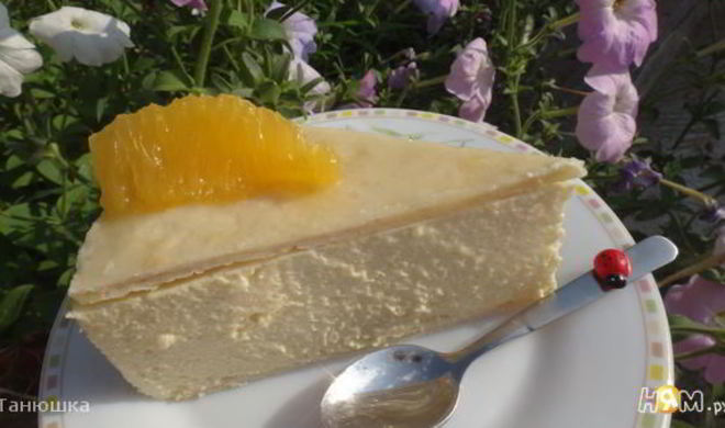 Творожный торт с апельсинами