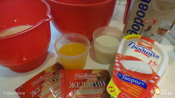 творожный торт с апельсинами