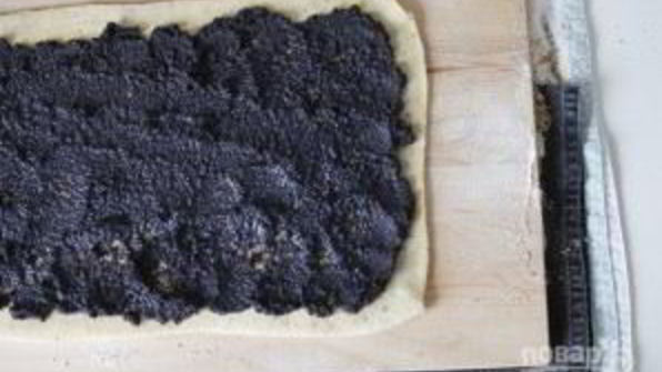 творожно-маковый рулет