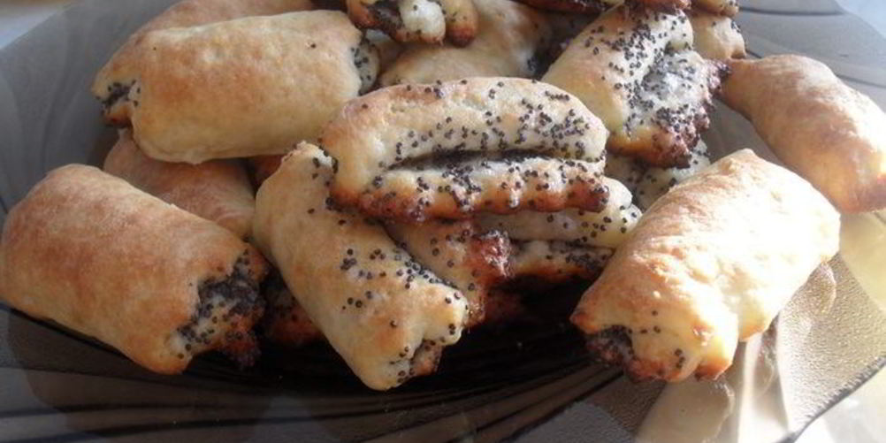 Рецепт творожно-маковых рулетики