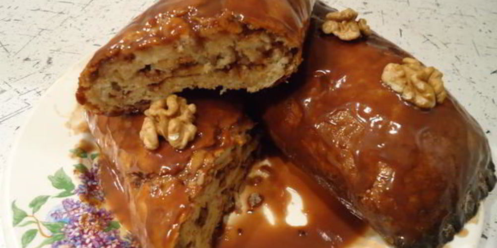 Рецепт творожно-шоколадного рулет