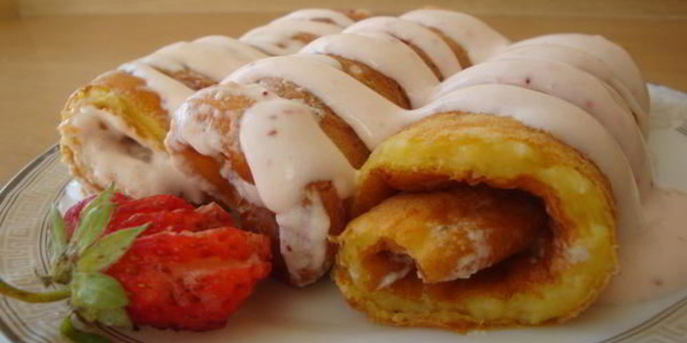 Рецепт творожных рулетиков