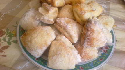 Творожные слойки с творогом