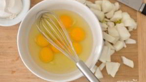 картофельные вафли с беконом