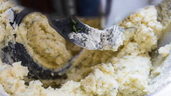 картофельные вафли с сыром