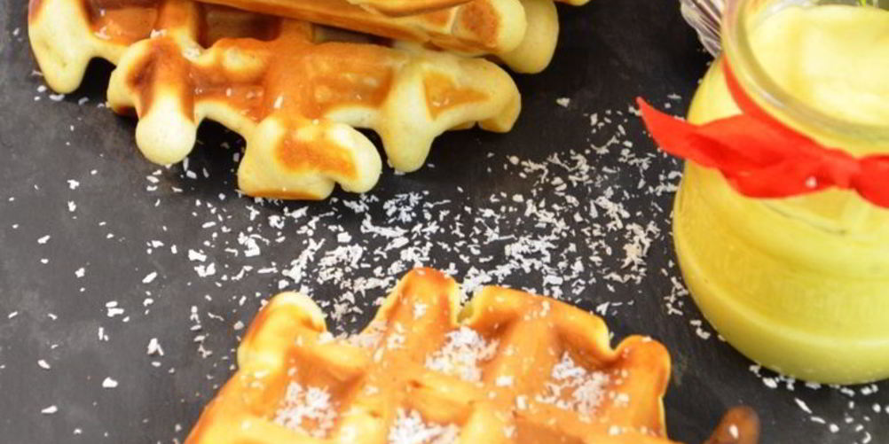 Рецепт кокосовых вафель