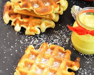 Кокосовые вафли