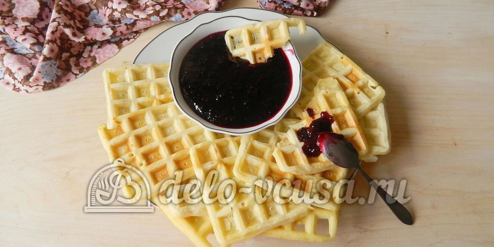 Рецепт мягких вафель в вафельнице