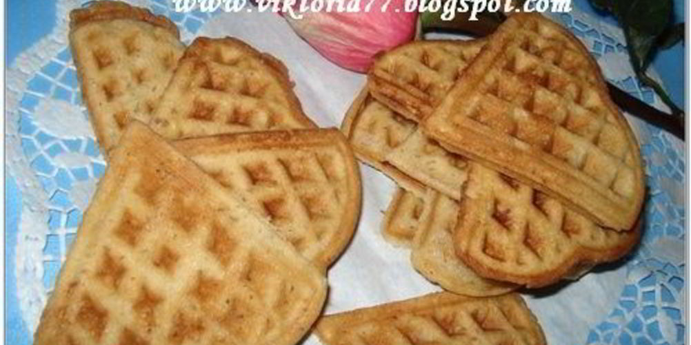 Рецепт ореховых вафель
