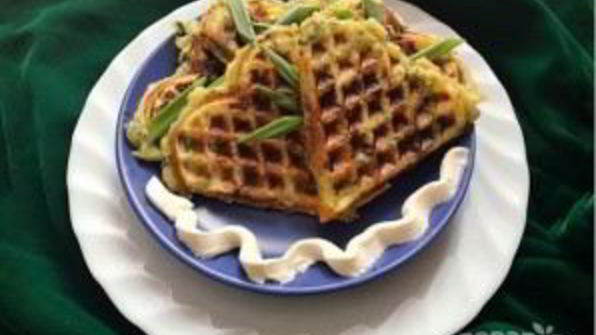 постные картофельные вафли