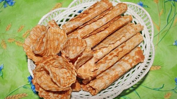 постные вафли