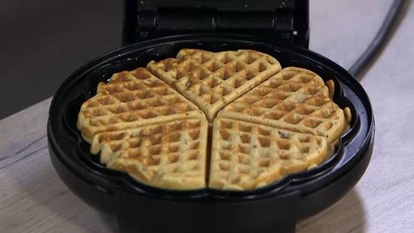 пряные ореховые вафли