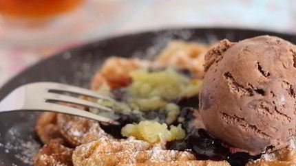 Пшенно-овсяные вафли с цельнозерновой мукой