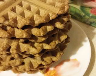 Ржаные вафли