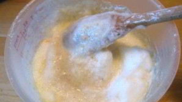 тесто на вафли в вафельнице