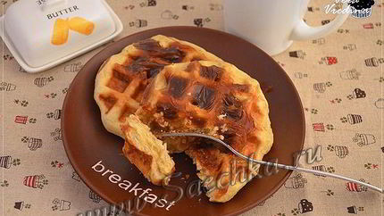 Вафли на дрожжах