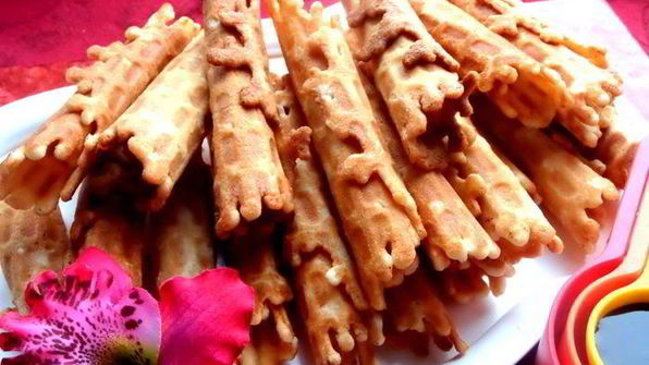 вафли на рисовой муке хрустящие