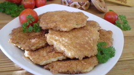 Вафли с фаршем в кляре