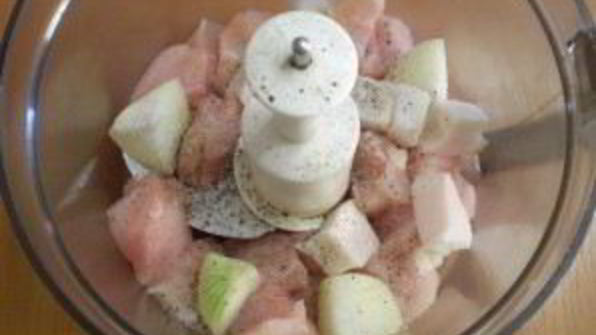 вафли с фаршем в кляре