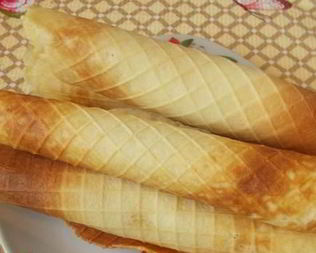 Вафли в вафельнице хрустящие