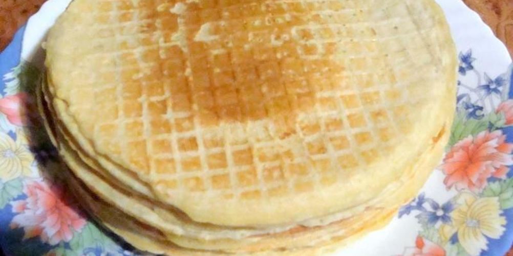 Рецепт ванильных вафель