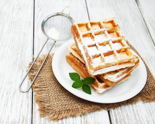 Венские вафли с йогуртом