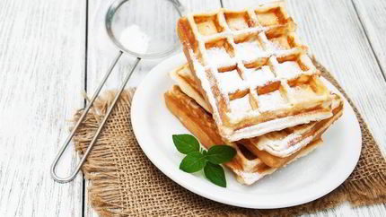 Венские вафли с йогуртом