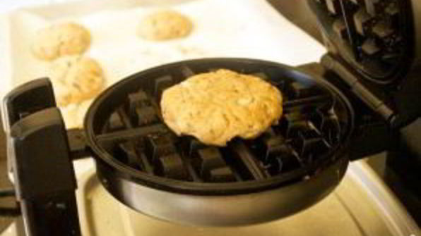 венские вафли в вафельнице