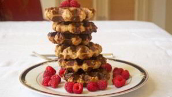 венские вафли в вафельнице