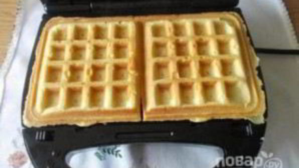 венские вафли в электровафельнице
