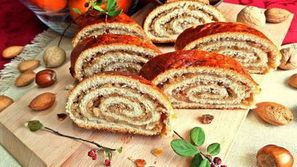 Венгерский ореховый рулет