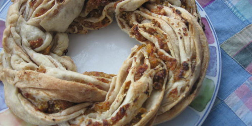 Рецепт венка-рулета кранч