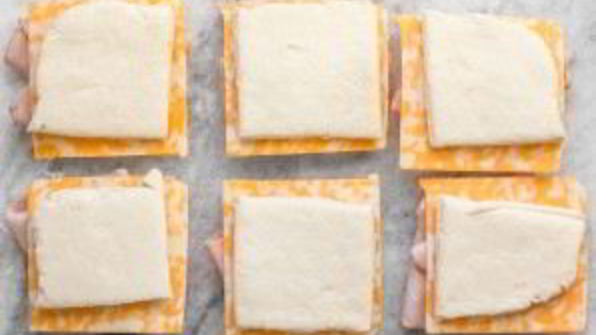 выпечка с ветчиной и сыром