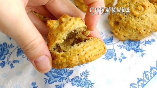 овсяные эклеры с творожным кремом