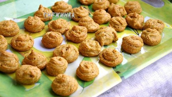 овсяные эклеры с творожным кремом