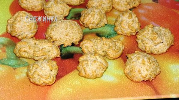 овсяные эклеры с творожным кремом