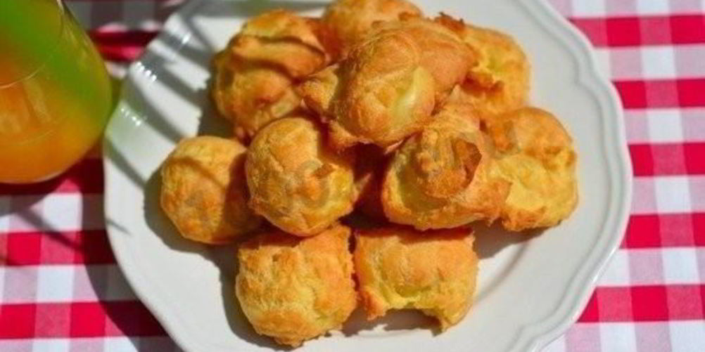 Рецепт профитролей несладких