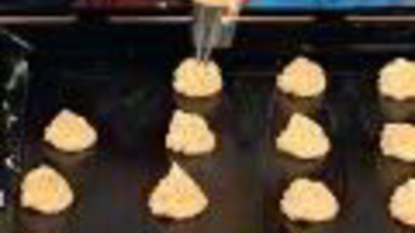 профитроли с лососем